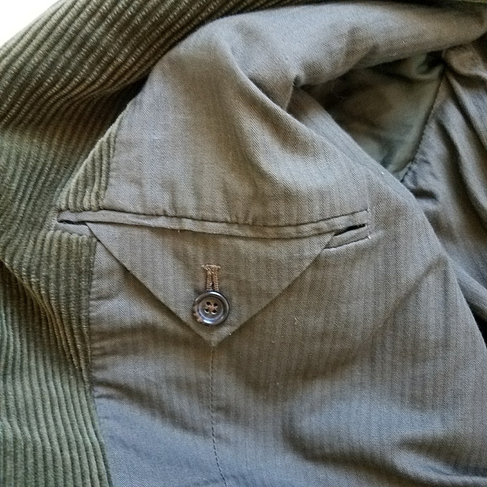 Ralph Lauren Men's Corduroy/Leather Blazer - Picture 10 of 13